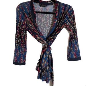 BCBGMaxazria Wrap Top